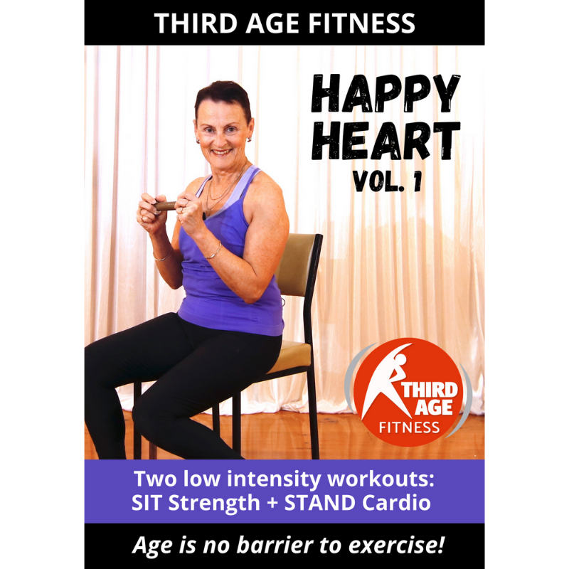Zippy Zest Vol. 3 - Older adults & seniors home exercise workout DVD
